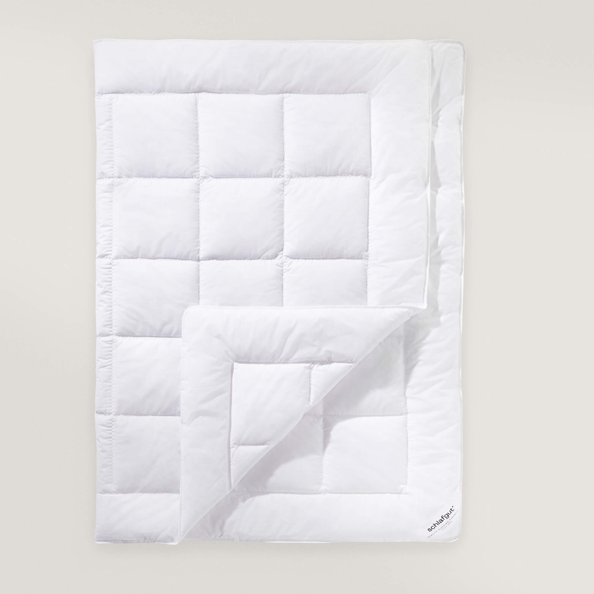 Faserdecke Pure Sommerbettdecke schlafgut 200x200cm