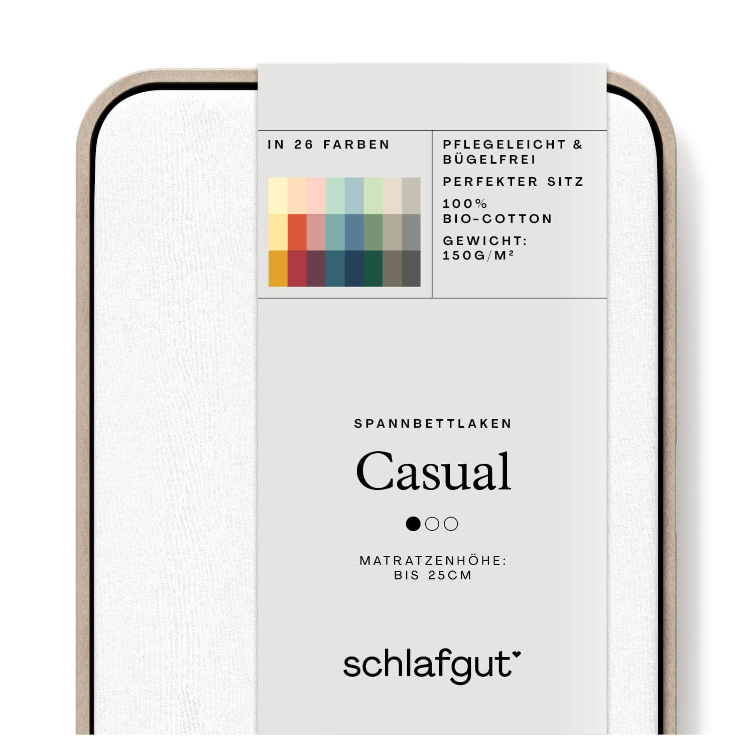 Casual Fitted Sheets – Soft, Durable & Certified Organic Cotton